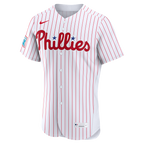 Bryce Harper Philadelphia Phillies Nike Home Authentic Sponsor Patch Jersey - White