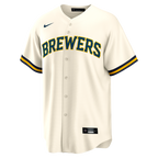 Bob Uecker Milwaukee Brewers Nike Home Retired Player Replica Jersey - Cream
