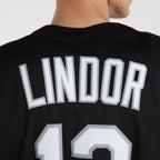 Francisco Lindor New York Mets Nike  Replica Player Jersey - Black