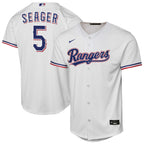 Corey Seager Texas Rangers Nike Youth Home Replica Player Jersey - White