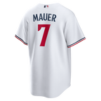 Joe Mauer Minnesota Twins Nike Home Retired Player Replica Jersey - White
