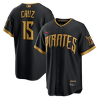 Oneil Cruz Pittsburgh Pirates Nike 2026 City Connect Stadium Jersey - Black