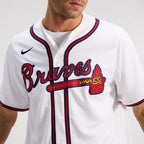 Atlanta Braves Nike Home Limited Jersey - White