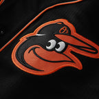 Baltimore Orioles Stitches Team Color Full-Button Fashion Jersey - Black