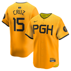 Oneil Cruz Pittsburgh Pirates Nike City Connect Limited Jersey - Gold