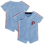 Philadelphia Phillies Nike Newborn Alternate Replica Romper Jersey - Light Blue