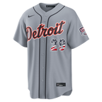 Tarik Skubal Detroit Tigers Nike USA 250 Fourth of July Road Stadium Jersey - Gray