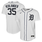 Justin Verlander Detroit Tigers Nike Youth Home Replica Jersey - White