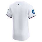 Miami Marlins Nike Home Elite Patch Jersey - White