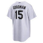 Hunter Goodman Colorado Rockies Nike  Youth Home Replica Jersey - White