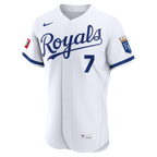 Bobby Witt Jr. Kansas City Royals Nike Home Authentic Sponsor Patch Jersey - White