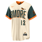 Dylan Beavers Baltimore Orioles Nike 2026 City Connect Stadium Jersey - Cream