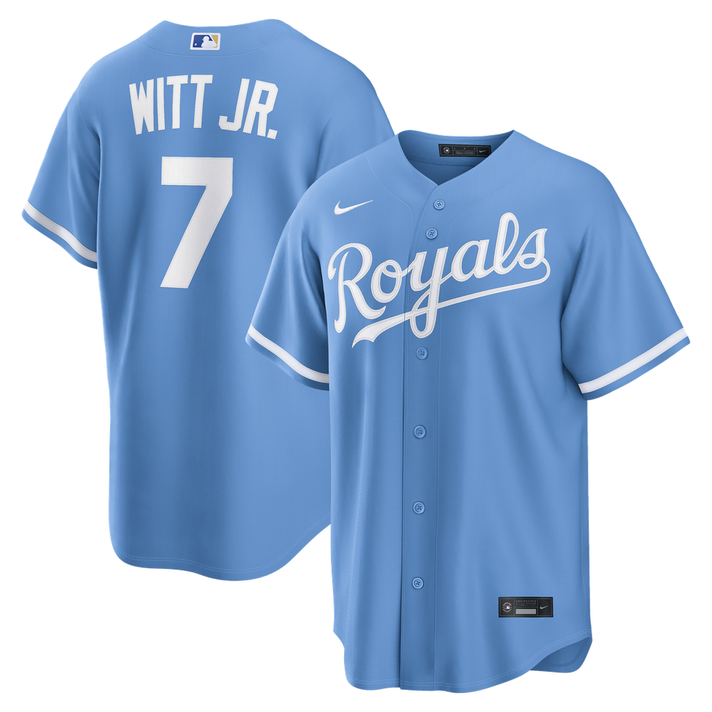 Bobby Witt Jr. Kansas City Royals Nike Road Replica Jersey - Gray
