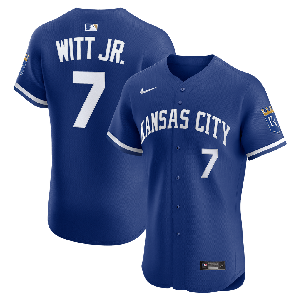 Bobby Witt Jr. Kansas City Royals Nike Home ElitePlayer  Jersey - White