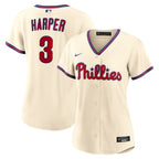 Bryce Harper Philadelphia Phillies Nike Women's Alternate Replica Jersey - Cream