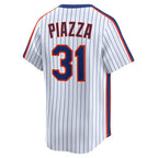 Mike Piazza New York Mets Nike Throwback Cooperstown Collection Limited Jersey - White