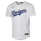 Yoshinobu Yamamoto Los Angeles Dodgers Nike Youth Home Baseline Jersey - White