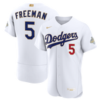 Freddie Freeman Los Angeles Dodgers Nike 2026 Gold Collection Authentic Jersey - White
