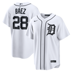 Javier Báez Detroit Tigers Nike Home Replica Jersey - White