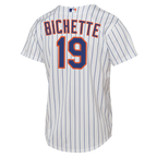 Bo Bichette New York Mets Nike Youth Home Baseline Jersey - White