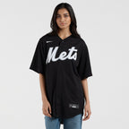 Francisco Lindor New York Mets Nike  Replica Player Jersey - Black