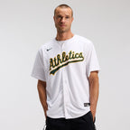 Athletics Nike Home Replica Team Jersey - White