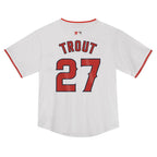 Mike Trout Los Angeles Angels Nike Toddler  Game Jersey - White