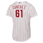 Cristopher Sánchez Philadelphia Phillies Nike Youth Home Replica Jersey - White