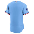 Texas Rangers Nike Alternate Authentic Jersey - Light Blue