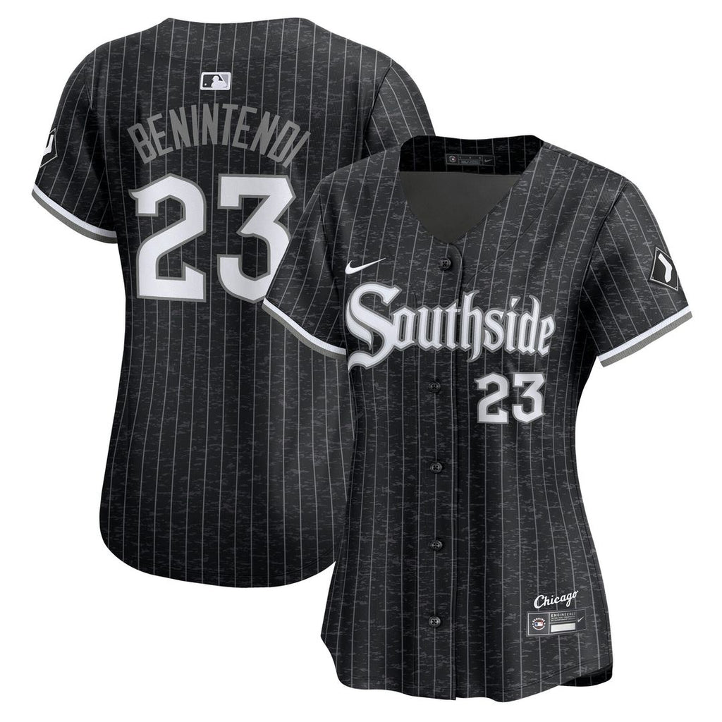 Andrew Benintendi Chicago White Sox Nike Women's 2025 City Connect Limited Player Jersey - Red/Black