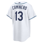 Junior Caminero Tampa Bay Rays Nike Youth Home Replica Jersey - White