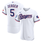 Corey Seager Texas Rangers Nike Home Authentic Sponsor Patch Jersey - White