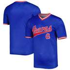 Atlanta Braves Stitches Cooperstown Collection Team Jersey - Royal