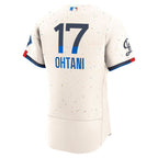 Shohei Ohtani Los Angeles Dodgers Nike City Connect Authentic Sponsor Patch Jersey - Cream