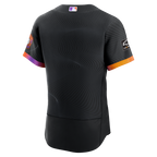 San Francisco Giants Nike City Connect Authentic Sponsor Patch Jersey - Anthracite
