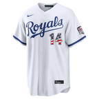 Jac Caglianone Kansas City Royals Nike USA 250 Fourth of July Home Stadium Jersey - White