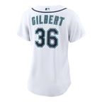 Logan Gilbert Seattle Mariners Nike Women's Home Replica Jersey - White