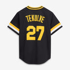 Kent Tekulve Pittsburgh Pirates Mitchell & Ness Authentic Batting Practice Jersey - Black