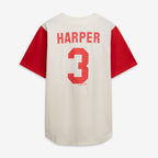 Philadelphia Phillies Profile Big & Tall Two-Color Fashion Jersey - Cream/Red