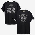 Juan Soto New York Mets Fanatics Big & Tall Heavyweight Mesh Jersey - Black/White