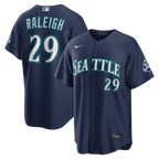 Cal Raleigh Seattle Mariners Nike  Home Stadium 50th Season Patch Jersey - White