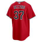 Travis Bazzana Cleveland Guardians Nike Alternate Replica Jersey - Red