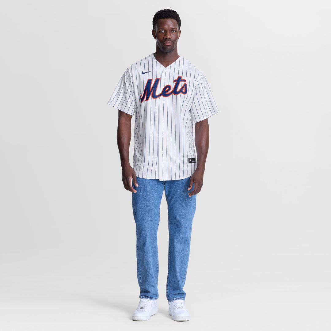 Huascar Brazobán New York Mets Nike Home Replica Jersey - White
