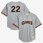 Will Clark San Francisco Giants Mitchell & Ness Authentic Batting Practice Jersey - Gray