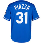 Mike Piazza Los Angeles Dodgers Mitchell & Ness Big & Tall Cooperstown Mesh Batting Practice Jersey - Royal