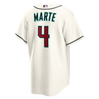Ketel Marte Arizona Diamondbacks Nike Home Replica Jersey - Cream