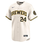 William Contreras Milwaukee Brewers Nike Home Limited Player Jersey - Cream