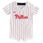 Philadelphia Phillies Nike Newborn Home Replica Romper Jersey - White