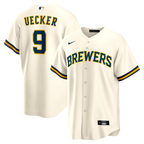 Bob Uecker Milwaukee Brewers Nike Home Retired Player Replica Jersey - Cream