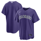 Colorado Rockies Nike Alternate Replica Jersey - Purple